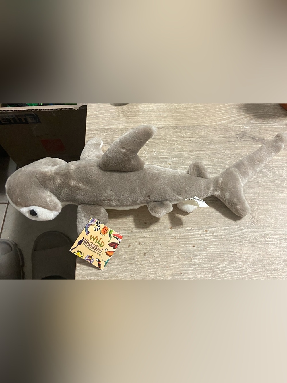 VTG 2000 Atlantis Paradise Island Hammerhead Shark Plush Toy Bahamas